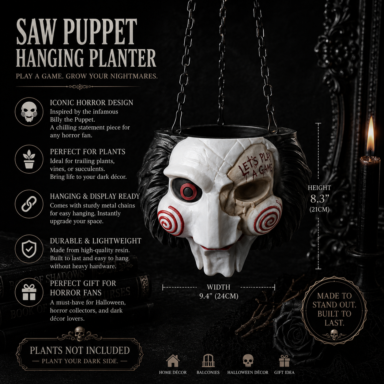 The Halloween Planters